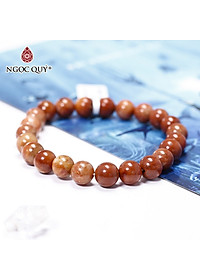 Vòng tay đá san hô hóa thạch mệnh hỏa, thổ - Ngọc Quý Gemstones