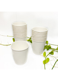 Ly Giấy Dùng 1 Lần, Trắng Trơn KETILO Cao Cấp Size 6.5Oz, An Toàn Tiện Lợi (LỐC 50 LY) – HÀNG CHÍNH HÃNG LG001