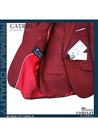 BỘ VEST BÉ TRAI CATRIO PCT120025/23 là bộ complet & veston trẻ em từ 4 tuổi (14kg) đến 11 tuổi (43kg) thuộc BST quần áo trẻ em CATRIO mặc mùa lễ tết, tiệc cưới hỏi, dạ hội, sinh nhật, lễ tốt nghiệp
