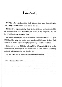 Bài Tập Trắc Nghiệm Tiếng Anh Lớp 12 (Có Đáp Án)