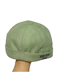 Mũ Tròn Miki Thêu Chữ SEE YOU K007_PY, Nón Tròn Thêu Phong Cách Đơn Giản. Mũ Tròn Cool Ngầu. Nam Nữ Mang Đều Đẹp