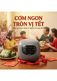 Nồi cơm điện lòng sứ dưỡng sinh 1.2L Mishio MK381 - Hàng chính hãng 