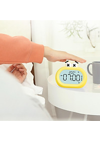 Digital Alarm Clock Indoor Temperature Snooze for Travel Bedside Decor