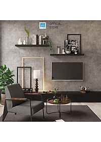 Kệ Gỗ Trang Trí Treo Tường Bề Rộng 15cm, Gỗ Dày 2,5cm Chống Ẩm Thương Hiệu SIB Decor KT004