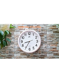 Đồng hồ Treo Tường Cao cấp KIM TRÔI EASTAR Tròn 31cm - Số Nổi 3D - Tặng Pin Maxell - BH 1 Năm