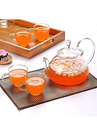 ẤM PHA TRÀ THỦY TINH CHỊU NHIỆT CAO CẤP - ANTH592