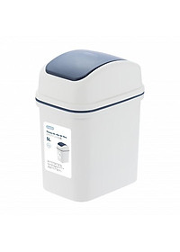 Thùng Rác Nắp Lật Hiro 5L Xuất Khẩu Thị Trường Nhật - Kháng Khuẩn Khử Mùi Phù Hợp Văn Phòng, Gia Đình