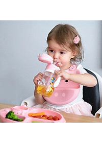 Bình uống nước có ống hút cho bé Tritan Marcus & Marcus, từ 12 tháng