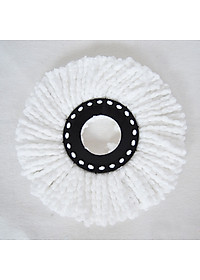 Bông Lau Nhà 360 Độ Sợi Microfiber Thấm Hút Nhanh, Màu Ngẫu Nhiên - Hàng chính hãng 