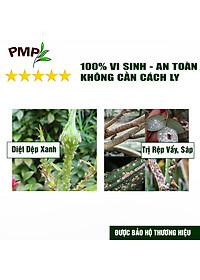 Chế phẩm vi sinh Biomic PMP diệt sâu xanh, sâu tơ, trĩ, nhện đỏ, rệp, sùng đất, tuyến trùng cho rau sạch, hoa, cây cảnh