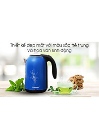 Bình Ấm Siêu Tốc Điện Inox 2 Lớp Sunhouse SHD1382 - Màu Ngẫu Nhiên - Chính Hãng