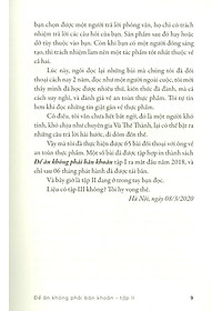 Sách Để Ăn Không Phải Băn Khoăn - Đối Thoại Về An Toàn Thực Phẩm - Tập II