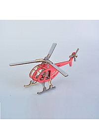 Đồ chơi lắp ráp gỗ 3D Bộ 9 Mô hình Máy bay Chiến đấu Laser