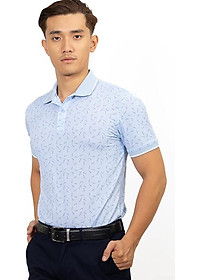 Áo Polo Nam Cổ Bo Không Túi Novelty NATMINMCLR191105N - Xanh