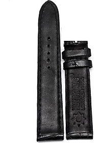 Dây Đồng Hồ Da Cá Sấu Huy Hoàng HT8201 - Đen