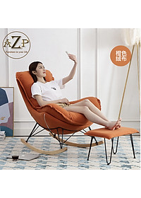 Ghế Thư Giãn Nhập khẩu 100% Cưc Êm, Tuyệt Vời Cho Không Gian Nhà Bạn AZP-RL 699 - MÀU HỒNG  (Tặng kèm gác chân)