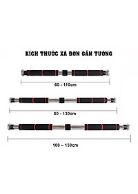 1 Chiếc Xà Đơn Gắn Cửa 2021 Cải Tiến Mút Tay Cầm Dài Dầy 3mm( Màu đỏ Đen)