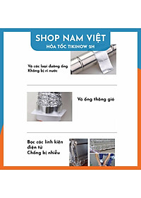 Băng Keo Giấy Bạc Nhôm Chịu Nhiệt Chống Nước Để Vá Thau Rổ, Chống Thấm Nhà Bếp