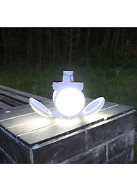 Bóng Đèn Tích Điện 40W , Năng Lượng Mặt Trời 4 Cánh ,Đèn Led Siêu Sáng ,Tiết Kiệm Điện Năng , Chống Nước - HÀNG CHÍNH HÃNG MINIIN