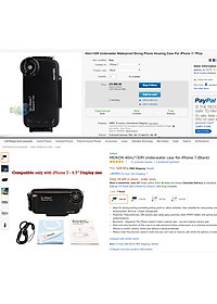 Hộp Điện Thoại Iphone 7 , Iphone 7 Plus Chụp Ảnh Quay Phim Dưới Nước Có nút Bấm - Hàng chính hãng