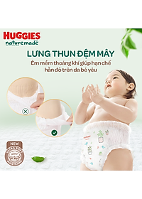 Tã/Bỉm quần Huggies Platinum NatureMade M58/L44/XL38/XXL26-Gói Super Jumbo & Jumbo
