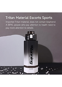 Bình Nước Thể Thao Quange 760ml Chất Liệu Tritan Một Nút Có Nắp Lật Dễ Mang Theo Cho Nam Và Nữ Hàng nhập khẩu