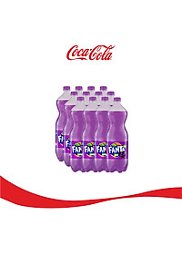Lốc 6 Chai Nước Giải Khát Có Gas Fanta Nho 1.5L x 6