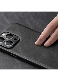 Ốp lưng X-Level da cho iPhone 14, 14 Pro, 14 Max, 14 Pro Max viền dẻo chống sốc cao cấp - Hàng Chính Hãng
