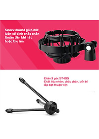 Mic thu âm Takstar PC-K320 [HÀNG CHÍNH HÃNG] - Micro hát karaoke - Mic livestream PC K320 - Mic PC K320 Takstar