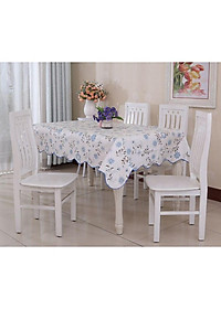 Khăn Trải Bàn Hoa Văn Dập Nổi Không Thấm Nước 152*106 Cm