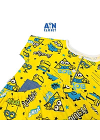 Bộ quần áo ngắn unisex họa tiết Minions thun cotton - AICDBTJ9XQ5U - AIN Closet