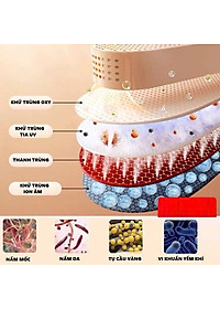 Máy Sấy Và Khử Trùng Giày có hẹn giờ Cao Cấp Làm Khô Siêu Nhanh - Loại Bỏ Khử Mùi Hôi Và Vi Khuẩn, Kiểu Dáng Nhỏ Gọn, Dễ Sử Dụng Máy Sấy Giày Dép Tất Găng Tay Mũ Bảo Hiểm Khử Khuẩn Bằng Tia UV An Toàn Tiện Dụng Thông Minh