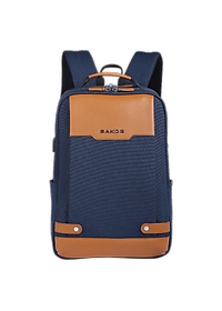 Balo Laptop Du Lịch Thời Trang Cao Cấp SAKOS MATURA Phối Da Dành Cho Laptop 15.6 Inch (15.6")