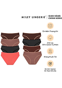 Combo 8 Quần lót nữ Flexi màu basic co giãn Miley Lingerie BCS40