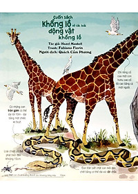 Sách Tương Tác - Big book - Cuốn sách khổng lồ về các loài động vật khổng lồ