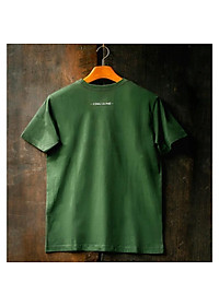 Áo thun nam nữ unisex Cộng Cà Phê cotton co giãn 4 chiều màu xanh