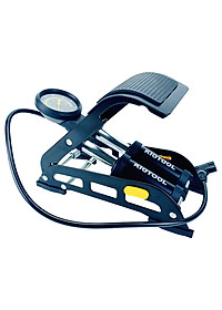 Bơm xe máy đạp chân Kiotool KP02 Bassic loại 2 xi lanh - Đồ bơm xe máy xe đạp ô tô nhỏ gọn áp lực lớn 8 bar có thể  đút cốp xe máy