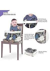 Ghế Ăn Dặm, Ghế Ngồi Ăn Em Bé Nâng Hạ Độ Cao Có Đế Chắc Chắn Mastela 0711