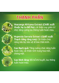 Hoạt Huyết Minh Não Khang Extra Dân Khang Giúp Hoạt Huyết Dưỡng Não Ngủ Ngon Giảm Rối Loạn Tiền Đình Hộp 20 Viên