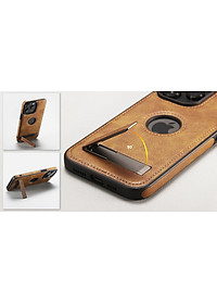 Ốp lưng da có chống đứng dành cho iPhone 15 / 15 Plus / 15 Pro / 15 Pro Max - Hàng chính hãng