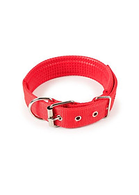 Vòng đeo cổ bằng dù cho chó lớn/Vòng Cổ Cho Chó Vải Dù Có Nệm Lót Khóa Gài Lỗ Kim Loại