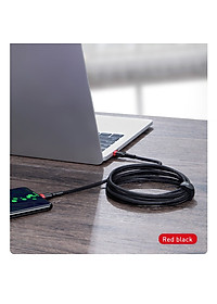 Dây cáp sạc nhanh 100W chuẩn PD 2.0 Type C to type-c QC 3.0 hiệu Baseus Cafule type c to Type C cho iPad Pro 2018 / 2020 / Samsung / Huawei / Xiaomi / Tablet / Macbook / Laptop Type C - Hàng nhập khẩu