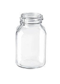 Hũ thủy tinh nắp cài Bormioli Rocco Fido 3L – Kín hơi, bảo quản thực phẩm cao cấp Ý