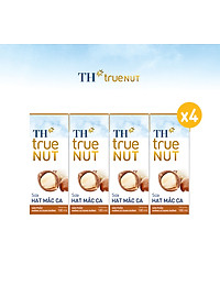 Combo 4 lốc sữa hạt mắc ca TH true NUT 180 ml (180 ml x 16)