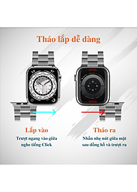 Dây Đeo Thay Thế Titanium Dành Cho Apple Watch Ultra / Apple Watch Series 1-8/SE/SE 2022, Kai.N Titanium Alloy Band - Hàng Chính Hãng