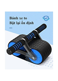 Con Lăn Bánh Xe Tập Cơ Bụng,Sử Dụng Công Nghệ Mới Có Phanh Lò Xo Trợ Lực + Tặng Kèm Thảm Lót Gối