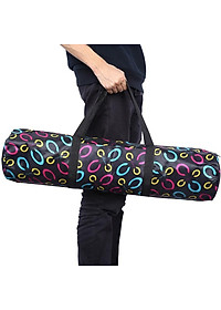 THẢM TẬP YOGA CAO SU THIÊN NHIÊN PU IN HOA VĂN  CAO CẤP (Tặng dây +Túi chống thấm tốt)- Mẫu Cô Gái hoa