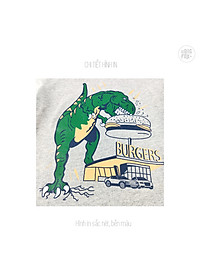 Áo thun bé trai BIGFOX - MISS MEOW size đại, áo cho bé chất cotton phong cách Âu Mỹ in Khủng Long 11 - 40 kg QATE 01