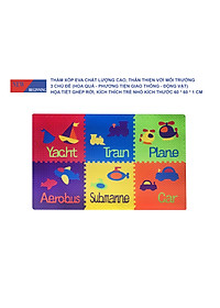 Tấm thảm chơi xếp hình EVA xếp hình lồng vào nhau thân thiện với môi trường dành cho trẻ em để tập bò.