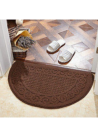 Thảm Chùi Chân Vải Hình Bán Nguyệt TOKDODO Chống Trượt Cao Cấp.